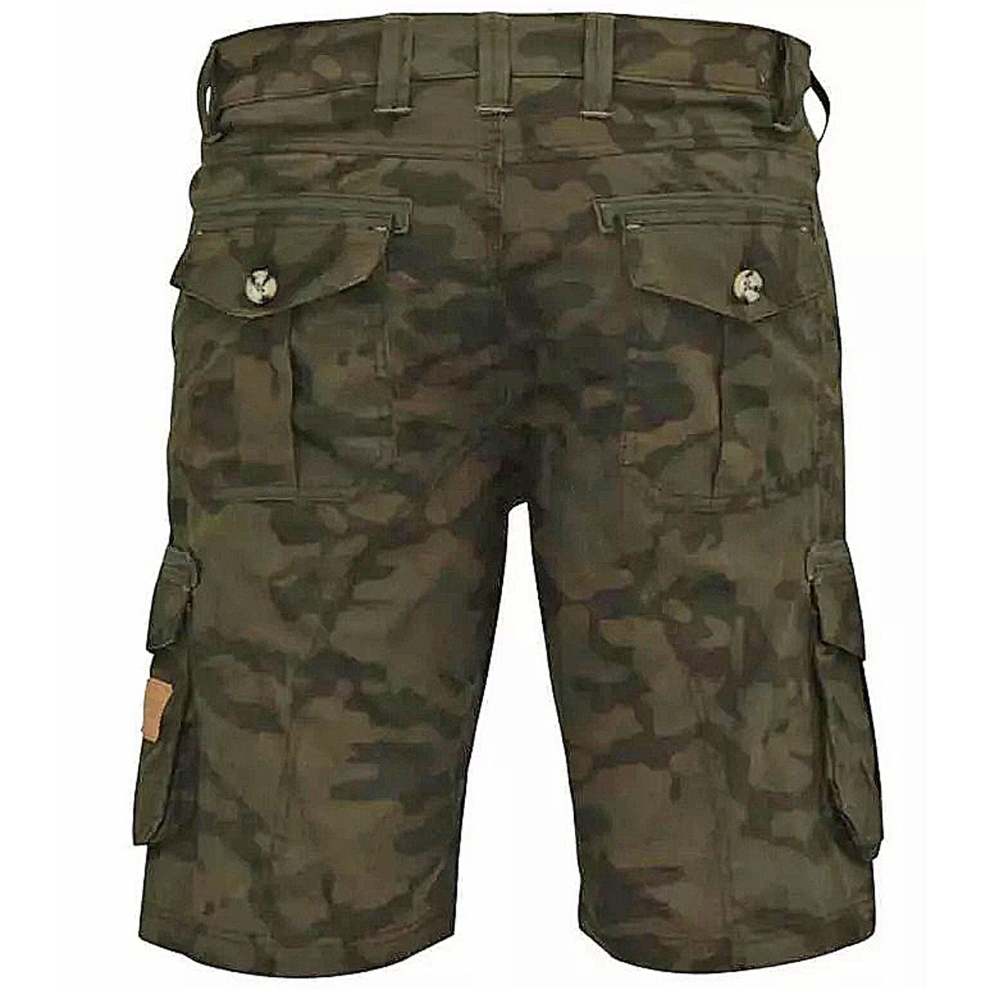 Plus Size Woodbridge Cargo Shorts Camo