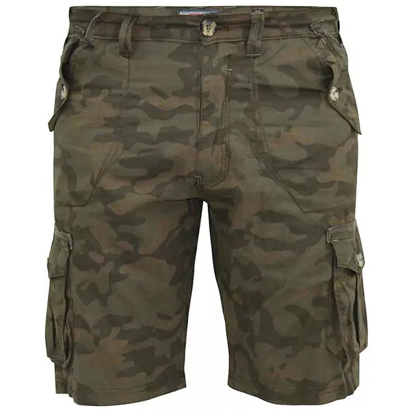 Plus Size Woodbridge Cargo Shorts Camo