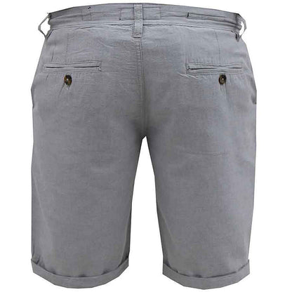 Plus Size Newgate Oxford Chino Shorts Grey