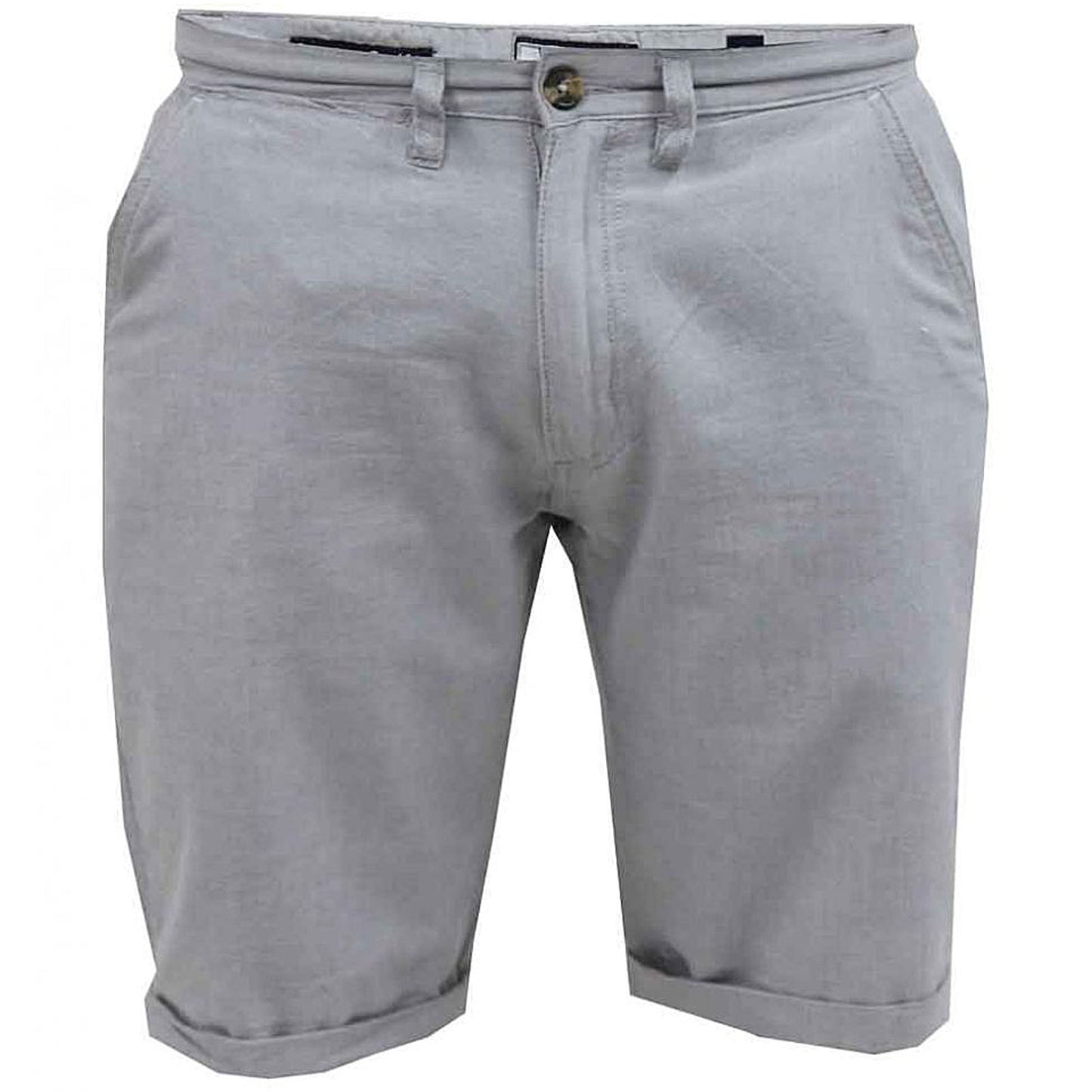 Plus Size Newgate Oxford Chino Shorts Grey