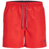 Plus Size Fiji Solid Swim Shorts True Red