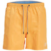 Plus Size Fiji Solid Swim Shorts Apricot