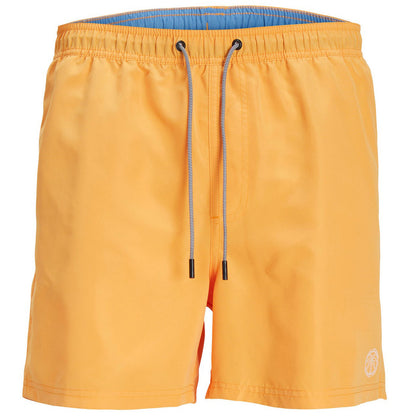 Plus Size Fiji Solid Swim Shorts Apricot