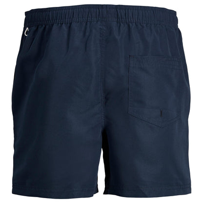 Jack & Jones Plus Size Fiji Solid Swim Shorts Navy Blazer