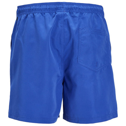 Plus Size Fiji Solid Swim Shorts Bluing