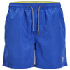 Plus Size Fiji Solid Swim Shorts Bluing