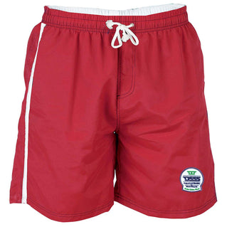 D555 Plus Size Yarrow Swim Shorts Red