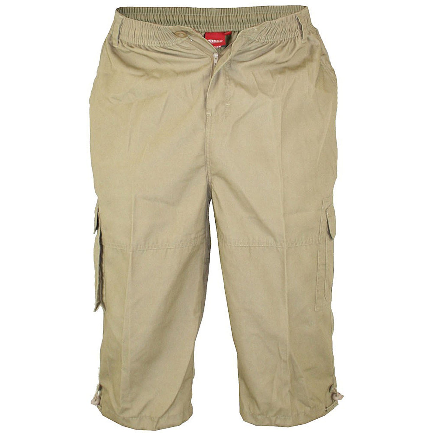 Plus Size Mason 3/4 Long Cargo Shorts Sand