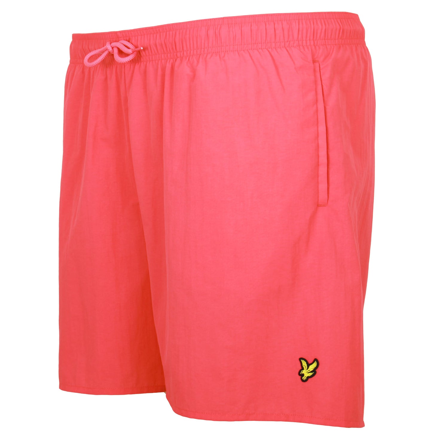 Plus Size Sh1204 Plain Swin Shorts Electric Pink