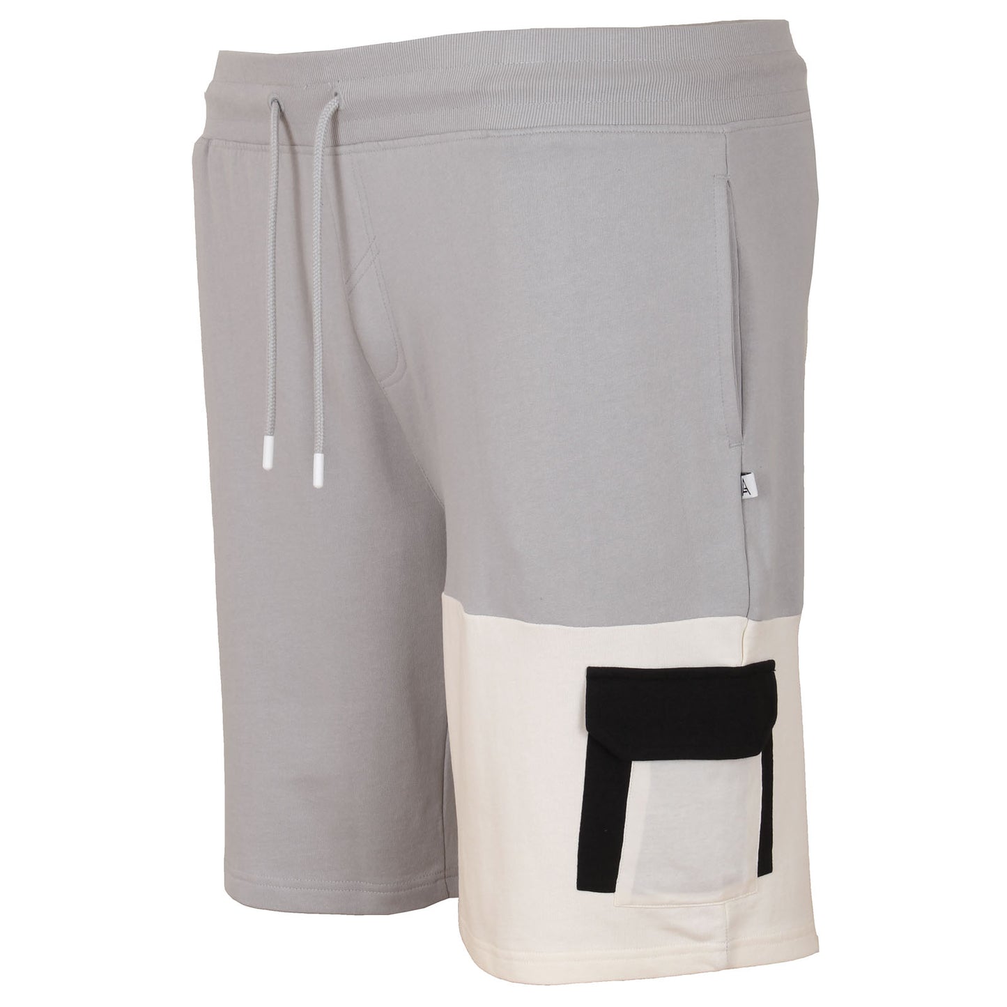 Sm4218 Dwain Cut & Sew Sweat Shorts Grey