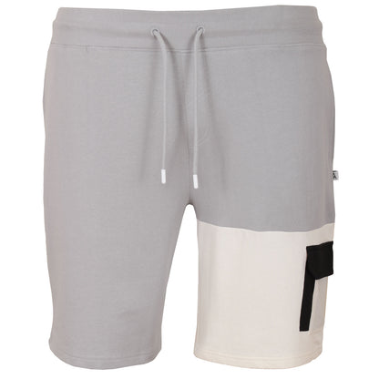 Sm4218 Dwain Cut & Sew Sweat Shorts Grey