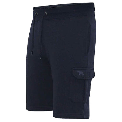 Plus Size Cyrus Cargo Sweat Shorts Navy