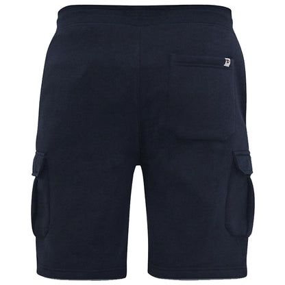 Plus Size Cyrus Cargo Sweat Shorts Navy