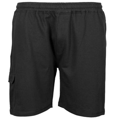 Plus Size Vegas Cargo Sweat Shorts Black