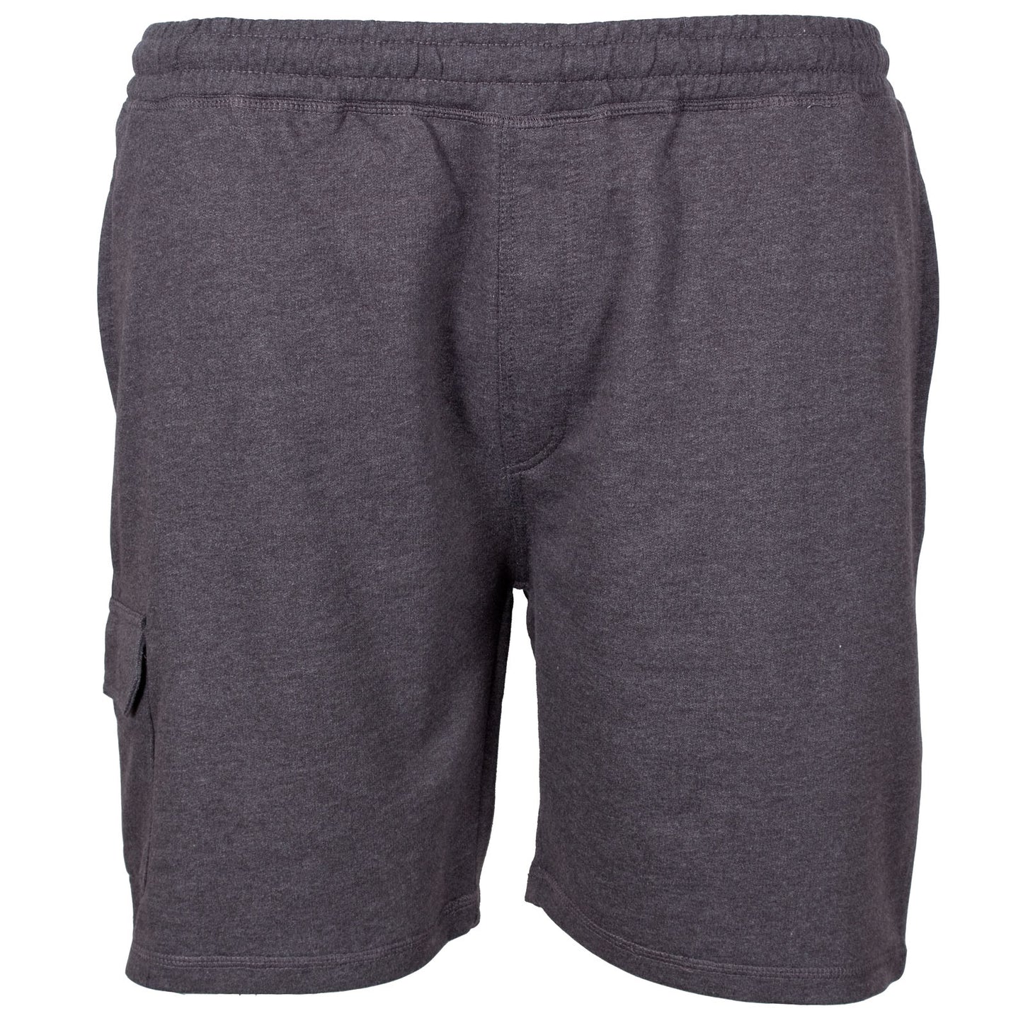 Plus Size Vegas Cargo Sweat Shorts Grey Marl