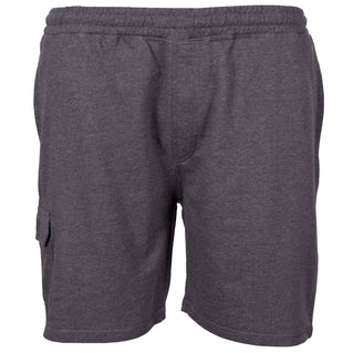 Solid State Plus Size Vegas Cargo Sweat Shorts Grey Marl