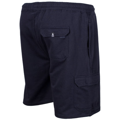 Solid State Plus Size Vegas Cargo Sweat Shorts Navy