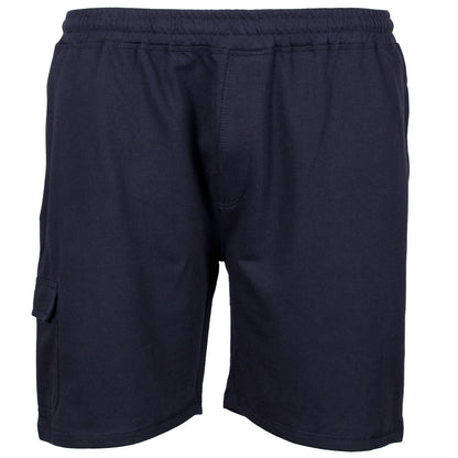 Solid State Plus Size Vegas Cargo Sweat Shorts Navy