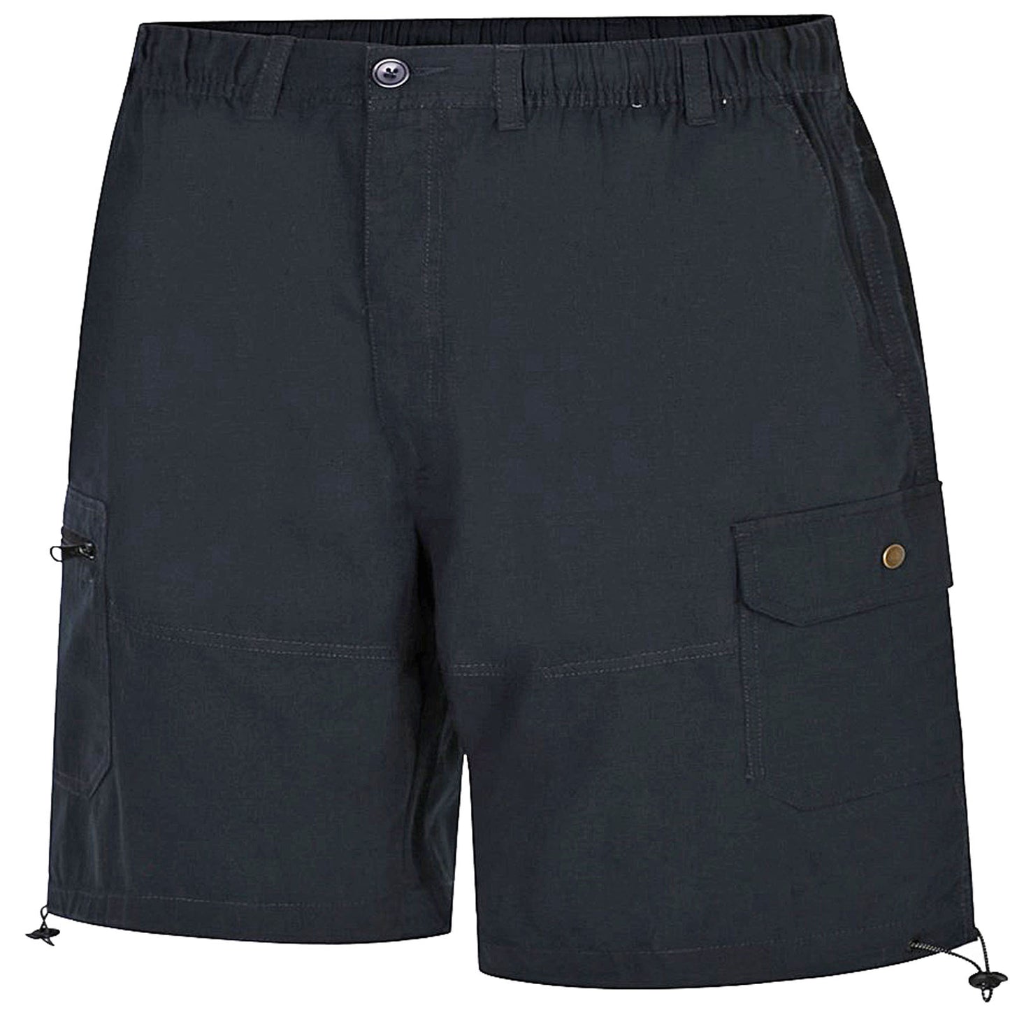 Plus Size  St055 Ripstop Shorts Navy