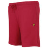 Lyle Ml414 Sweat Shorts Rich Burgundy