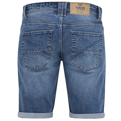 Plus Size Jones Stretch Denim Shorts Blue Stonewash