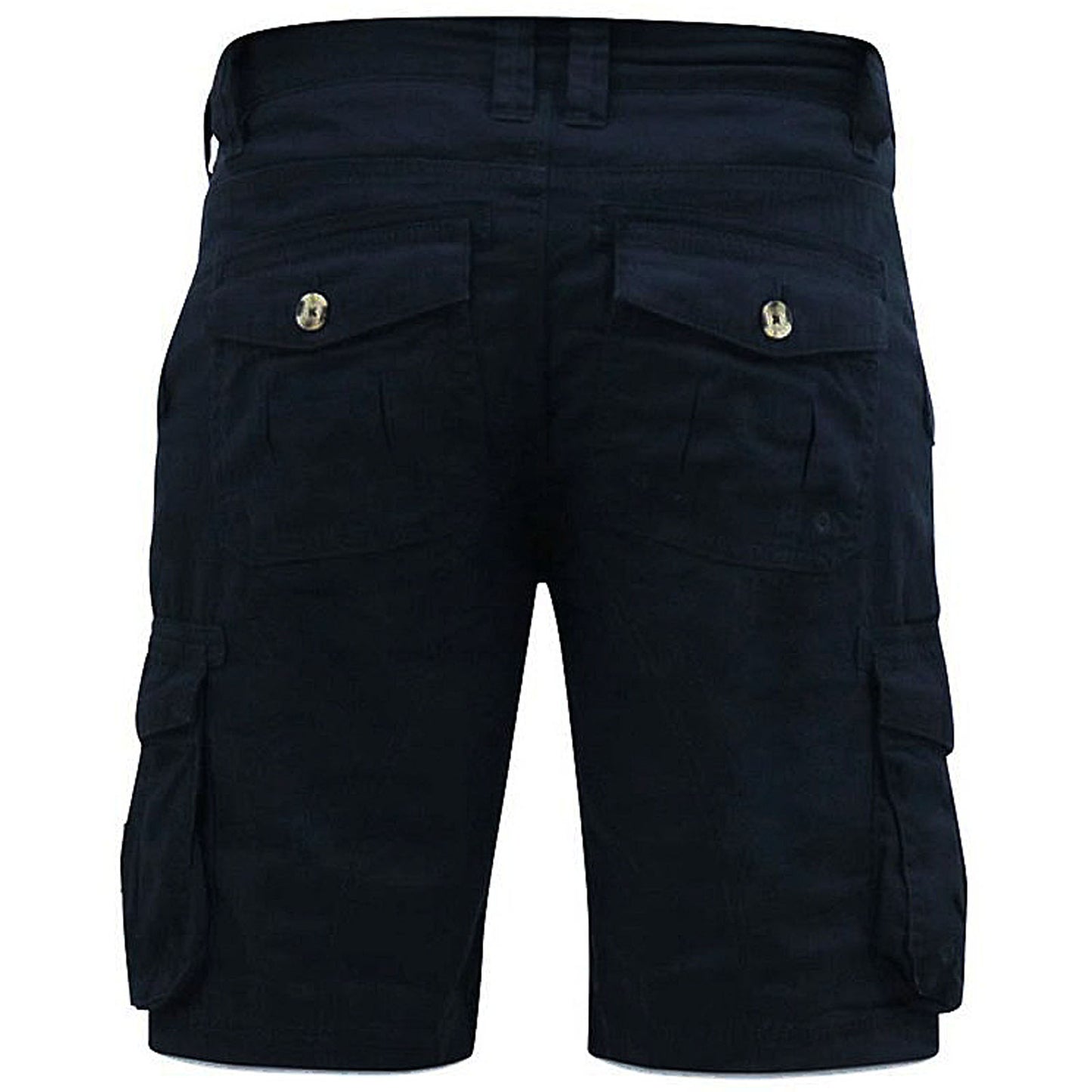 Plus Size Rodney Cotton Cargo Shorts Navy