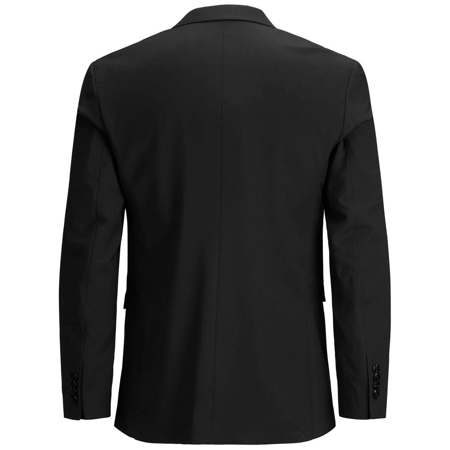 Plus Size Franco Slim Notch Lapel Blazer Black