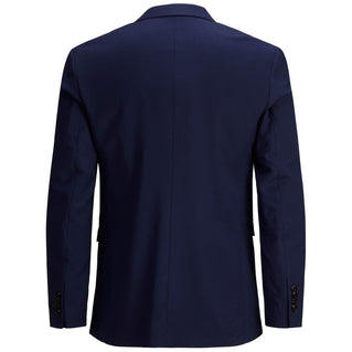 Jack & Jones Plus Size Franco Slim Notch Lapel Blazer Medieval Blue