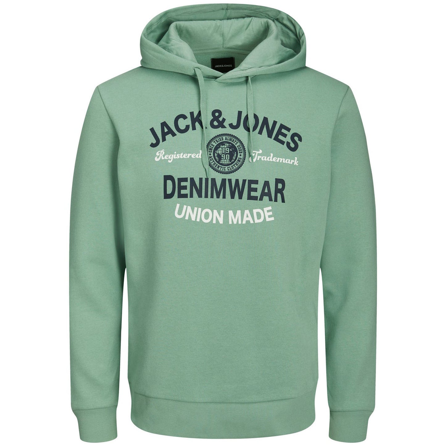 Plus Size Logo Hoodie Granite Green