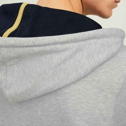 Plus Size  Berg Zip Hoodie Light Grey Melange