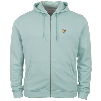 Plus Size  Zip Through Hoodie Away Blue