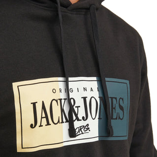 Jack & Jones Plus Size Arthur Hoodie Black