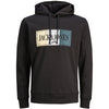 Jack & Jones Plus Size Arthur Hoodie Black