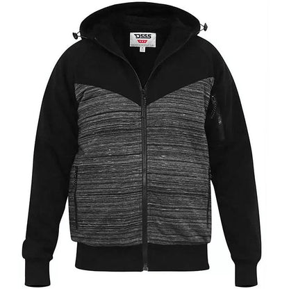 Plus Size Clipstone Sherpa Lined Zip Hoodie Black