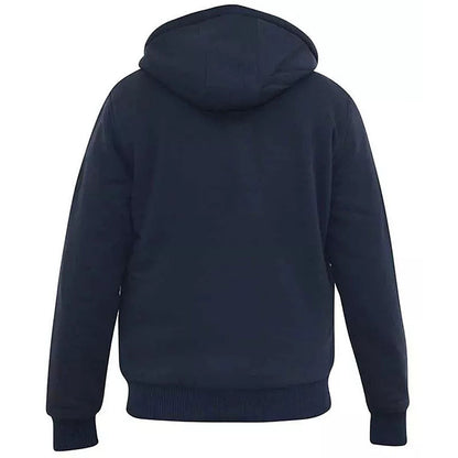 Plus Size Joshua Sperpa Lined Zip Hoodie Navy