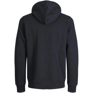 Jack & Jones Plus Size Bradley Zip Hoodie Black