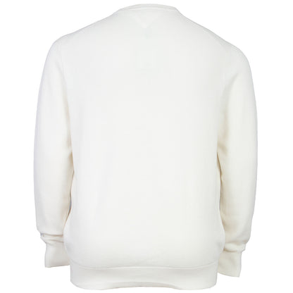 Tommy Hilfiger Plus Size Structure Crew Sweater Ivory Petal