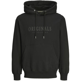 Jack & Jones Plus Size Frederiksberg Mono Graphic Hoodie Black