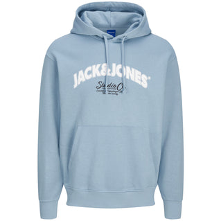 Jack & Jones Plus Size Bronx Arch Big Overhead Hoodie Mountain Spring