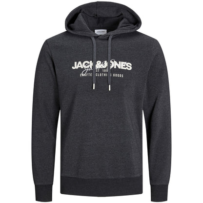 Plus Size Alvis Graphic Overhead Hoodie Black Melange