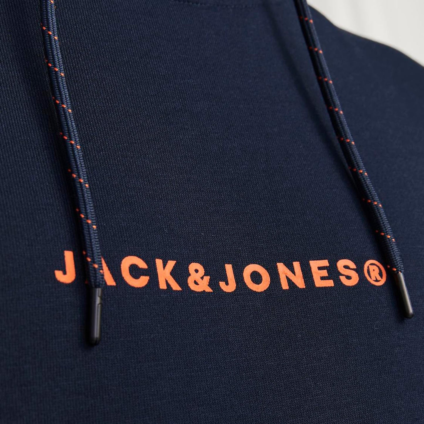 Jack & Jones Plus Size Tree Hoodie Navy Blazer