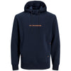 Jack & Jones Plus Size Tree Hoodie Navy Blazer