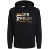 Plus Size Luke Graphic Overhead Hoodie Black