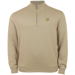 Lyle & Scott Plus Size Ml2022 Loopback Quarter Zip Sweater Sage Uniform