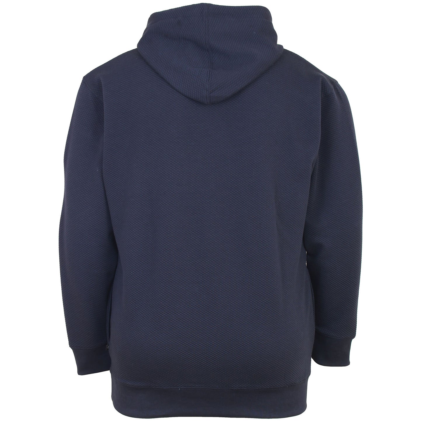 Plus Size Textured Overhead Hoodie Navy