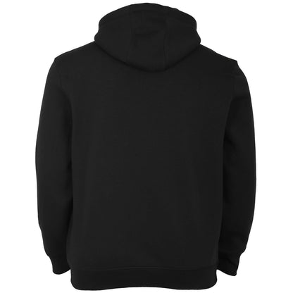 Plus Size Embroidered Logo Hoodie Black