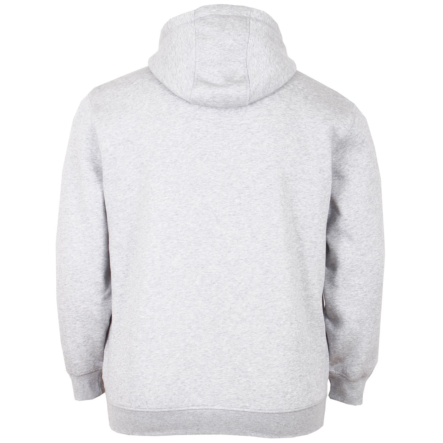 Plus Size Embroidered Logo Hoodie Light Grey Heather