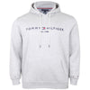 Plus Size Embroidered Logo Hoodie Light Grey Heather