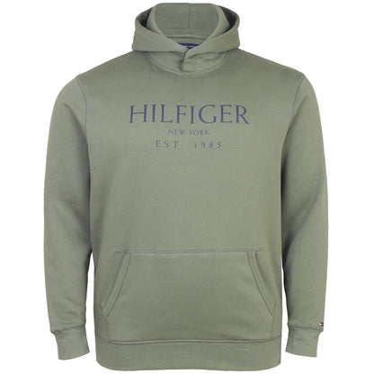 Plus Size Big Hilfiger Hoodie Battle Green