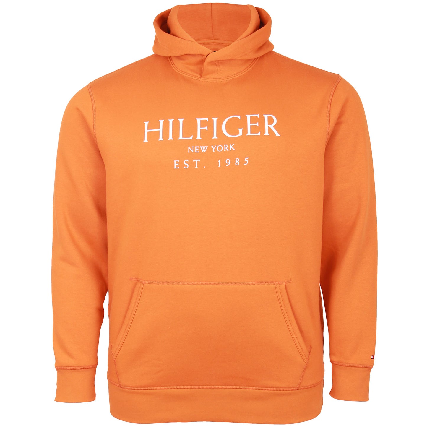 Plus Size Big Hilfiger Hoodie Autumn Orange